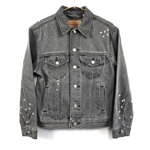 Levi's Grey Trucker Jean Jacket Size XS NWT
